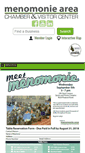 Mobile Screenshot of menomoniechamber.org